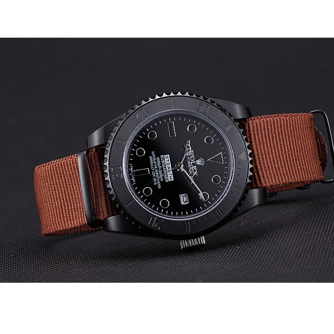 Aaa replica 621997 Rolex Brown Submariner Stealth 0721